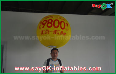 ballon mené gonflable de la publicité de ballon de sac à dos de 1.5m avec ballon gonflable géant d'hélium d'impression le grand