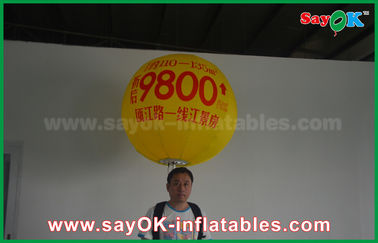 ballon mené gonflable de la publicité de ballon de sac à dos de 1.5m avec ballon gonflable géant d'hélium d'impression le grand