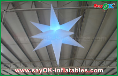 Décoration LED solaire d'étape de club d'événement de noce allumant l'étoile gonflable