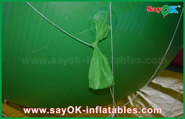 ballon mené gonflable géant vert d'hélium de 2.5m pour la publicité