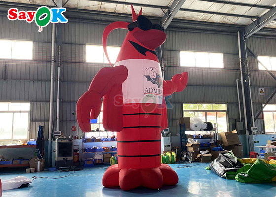 Modèle gonflable With de homard géant animal rouge 2 ans de garantie
