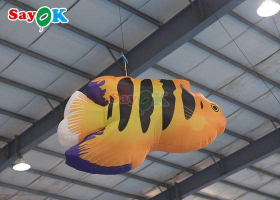 Grands poissons volants gonflables d'Oxford LED pour des parcs d'attractions