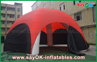 Tente gonflable promotionnelle gonflable d'araignée de dôme du diamètre 10m de PVC de tente d'air pour la publicité