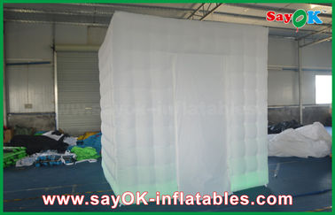 La cabine gonflable de photo louent une cabine blanche gonflable de photo d'air ouvert de Digital de mariage carré de porte