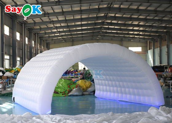 Tente gonflable de tunnel d'événement serré d'air de preuve de feu avec la LED