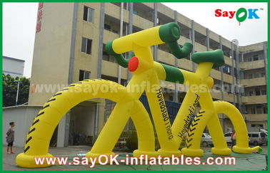 Bicyclette modèle gonflable promotionnelle extérieure pour annoncer avec la copie
