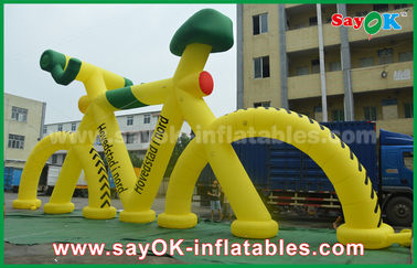 bicyclette modèle promotionnelle de hauts produits gonflables faits sur commande de 3m avec la copie
