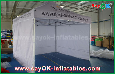 Tente en aluminium blanche d'auvent de tente de pliage de Promtional de tente haute facile de bruit pour la publicité