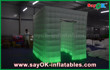 La publicité de la cabine montre le tissu d'Oxford kiosque gonflable Shell Cube de tente de cabine de photo de 2,5 x de 2,5 x de 2.5m