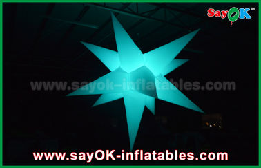 Étoile gonflable géante de décoration colorée portative avec la couleur 16 différente