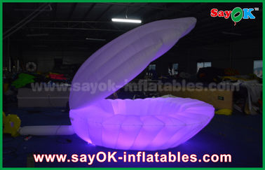La décoration gonflable géante d'éclairage de tissu en nylon de la CE a mené le coeur pour l'étape de partie