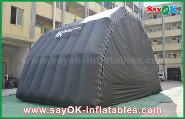 Disparaissent la couleur noire gonflable de tente de dôme de couverture d'étape de tente d'air de la tente 8m d'extérieur de manteau gonflable de PVC en démonstration