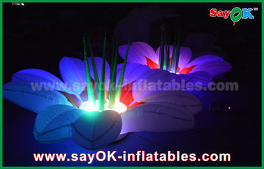 Épouser les fleurs musicales de allumage gonflables de contexte de décoration de festival d'Inflable de fleur de décoration d'étape