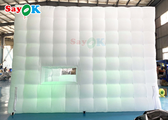 Cube gonflable extérieur hermétique 5x5x3.5mH en tente de la tente gonflable LED d'air pour l'événement de partie