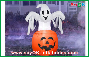 Chat gonflable de Halloween de décorations de vacances d'événement avec le matériel d'Oxford