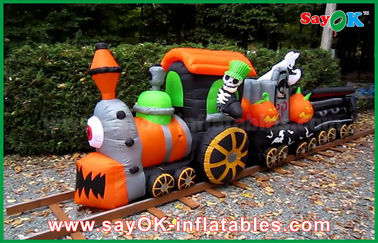 train gonflable de Halloween de décorations de vacances de tissu de 6m Oxford pour l'amusement ROHS