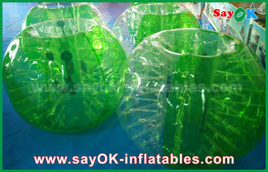 Ballon de football humain du football de bulle de sport de jeu du vert TPU de jeux gonflables matériels gonflables de sports