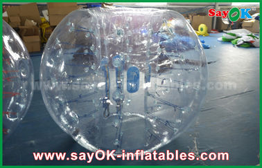 Ballon de football humain gonflable adulte de Zorb de bulle de PVC des jeux gonflables extérieurs 0.8mm pour des jeux de sports