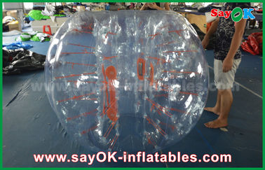 Adulte gonflable de jeu de Wrecking Ball 1.5m DIA Inflatable Zorb Ball, le football humain transparent de bulle TPU/PVC