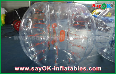 Adulte gonflable de jeu de Wrecking Ball 1.5m DIA Inflatable Zorb Ball, le football humain transparent de bulle TPU/PVC
