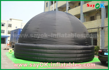 Tente gonflable de cinéma de dôme de projection mobile gonflable de planétarium de diamètre du noir 7m