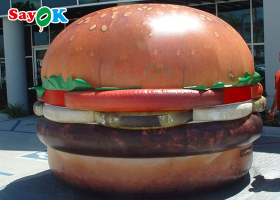 Modèle 10ft gonflable résistant UV Store Decoration d'hamburger