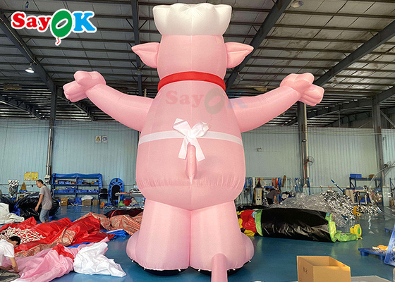 Des personnages de dessins animés gonflables géants Des modèles de cochons Des personnages de dessins animés publicitaires Pour les fêtes d'anniversaire