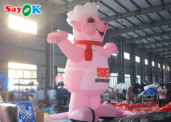 Des personnages de dessins animés gonflables géants Des modèles de cochons Des personnages de dessins animés publicitaires Pour les fêtes d'anniversaire