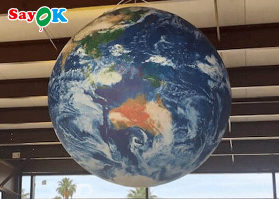 La terre gonflable de planètes de la décoration neuf d'événement avec le ballon de planète de lumière de LED