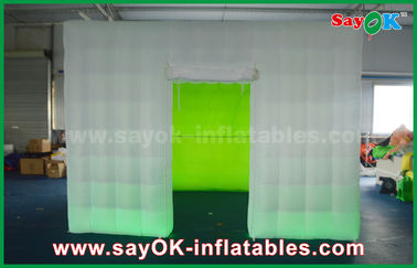 Géant gonflable de studio de photo cabine gonflable de photo de cube en 3,5 x en 3,5 x en 2.5m avec le fond vert