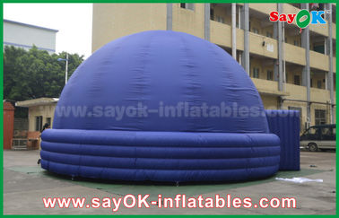 Tente durable de projection d'architecture de dôme gonflable de planétarium de diamètre du bleu 7m
