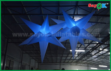 Lumière menée gonflable accrochante d'étoile de décoration de Noël pour le plafond décoratif