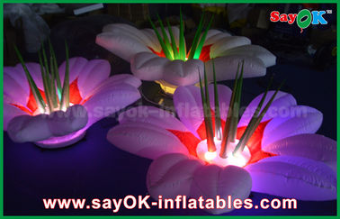Décoration gonflable d'éclairage formée par fleur, lumière gonflable du mariage LED