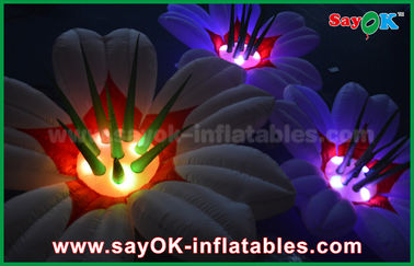 Décoration gonflable d'éclairage formée par fleur, lumière gonflable du mariage LED