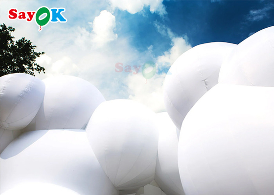Ballons en forme de nuage faits sur commande de PVC d'événement avec l'impression de Digital de deux côtés