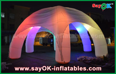 Jambes gonflables LED de la boîte de nuit 5 allumant la tente gonflable de dôme d'araignée gonflable avec le ventilateur de la CE/UL
