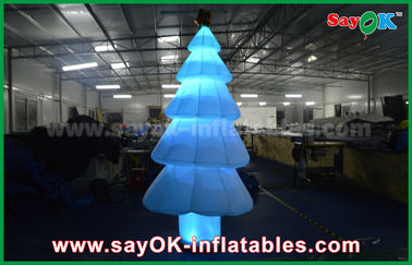 arbre de Noël léger gonflable d'éclairage de la décoration LED de 3m avec le matériel en nylon