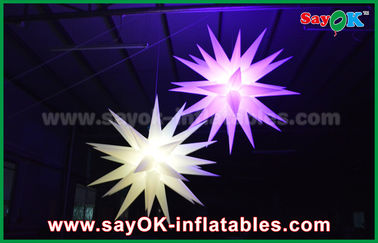 Décorations gonflables d'éclairage de ballon d'étoile du géant 1.5m LED pour le bar/barre