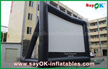 Certificat gonflable de la CE d'écran de cinéma d'écran du géant 10 de ml X 7 MH du tissu gonflable TV de projection/GV