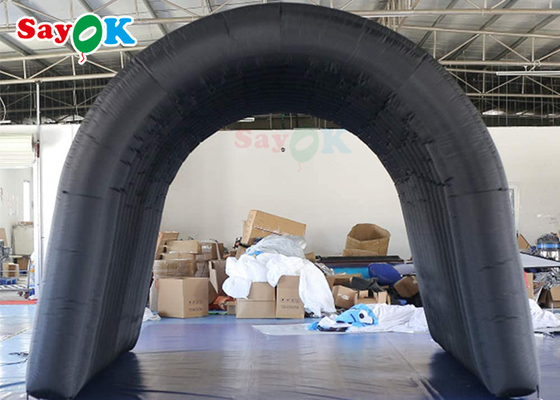 Fonction multi gonflable noire de tente de tunnel pour des expositions d'activités