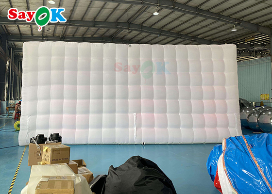Tente gonflable blanche extérieure mobile d'air de 8x8x4m pour des parties heureuses