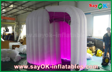 Tente gonflable d'igloo de photo de studio de dôme pourpre gonflable de couleur, Photobooth gonflable 3mLx2mWx2.3mH