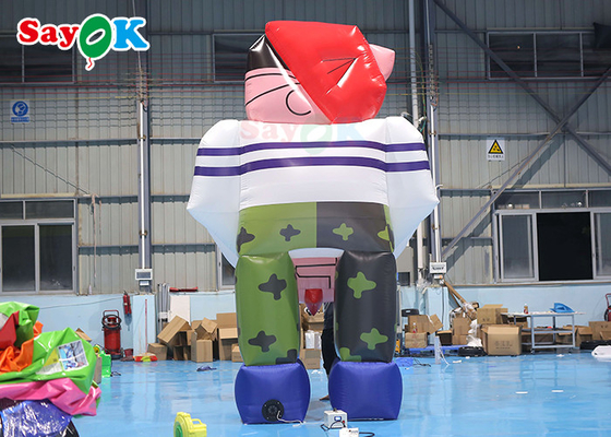 4.5m personnages de dessins animés gonflables géant mascotte modèle gonflables personnages de dessins animés pour les fêtes d'anniversaire