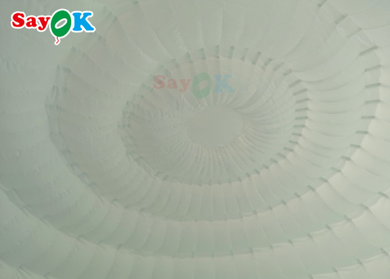 Tente gonflable extérieure 6x5x3,2 m Tente gonflable coupole blanche pure avec lumières LED