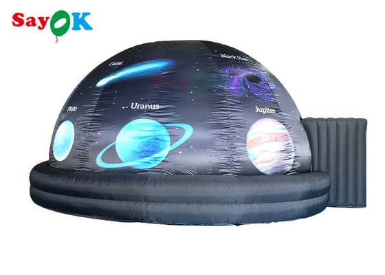 6m a imprimé la tente gonflable de dôme de projection de noir de planétarium pour l'affichage de la Science