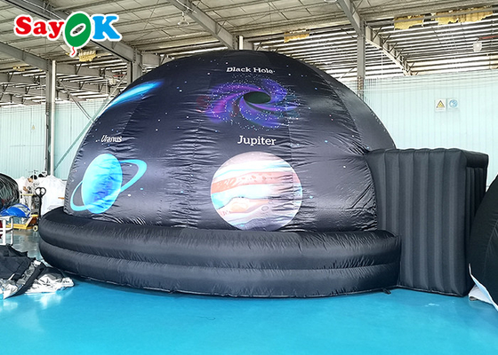 6m a imprimé la tente gonflable de dôme de projection de noir de planétarium pour l'affichage de la Science