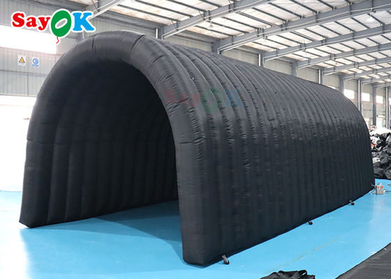 fonction multi gonflable noire de tente de tunnel de 210D Oxford pour des expositions d'activités