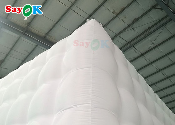 Tente gonflable LED personnalisée Oxford Tente gonflable cube Centre de fête carré Marquise pour exposition