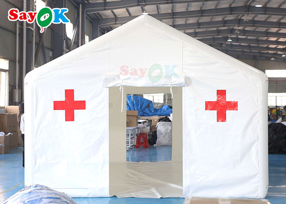 Tente gonflable de délivrance d'abri de la tente 5x4m de tente de secours médical gonflable gonflable d'hôpital