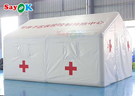 Tente gonflable de délivrance d'abri de la tente 5x4m de tente de secours médical gonflable gonflable d'hôpital